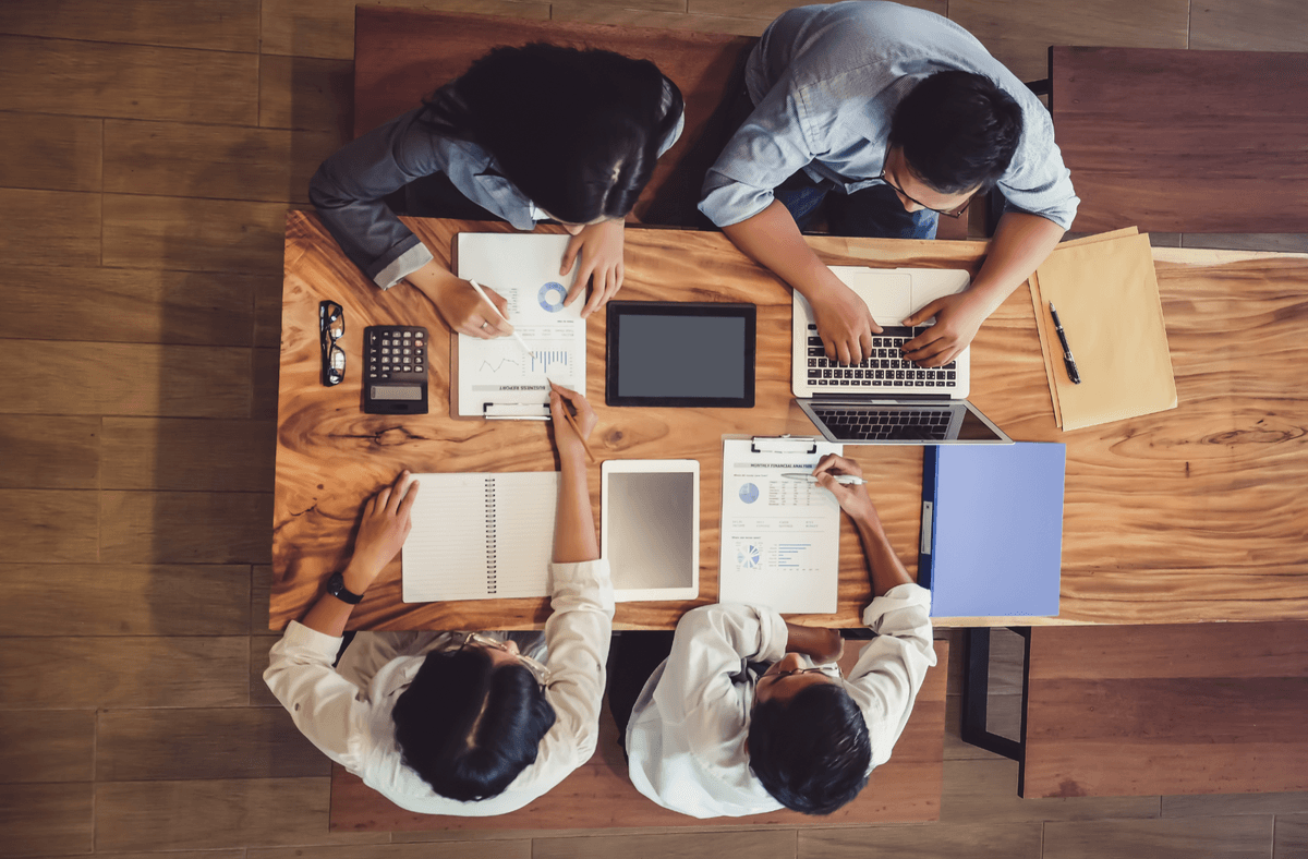 People working together